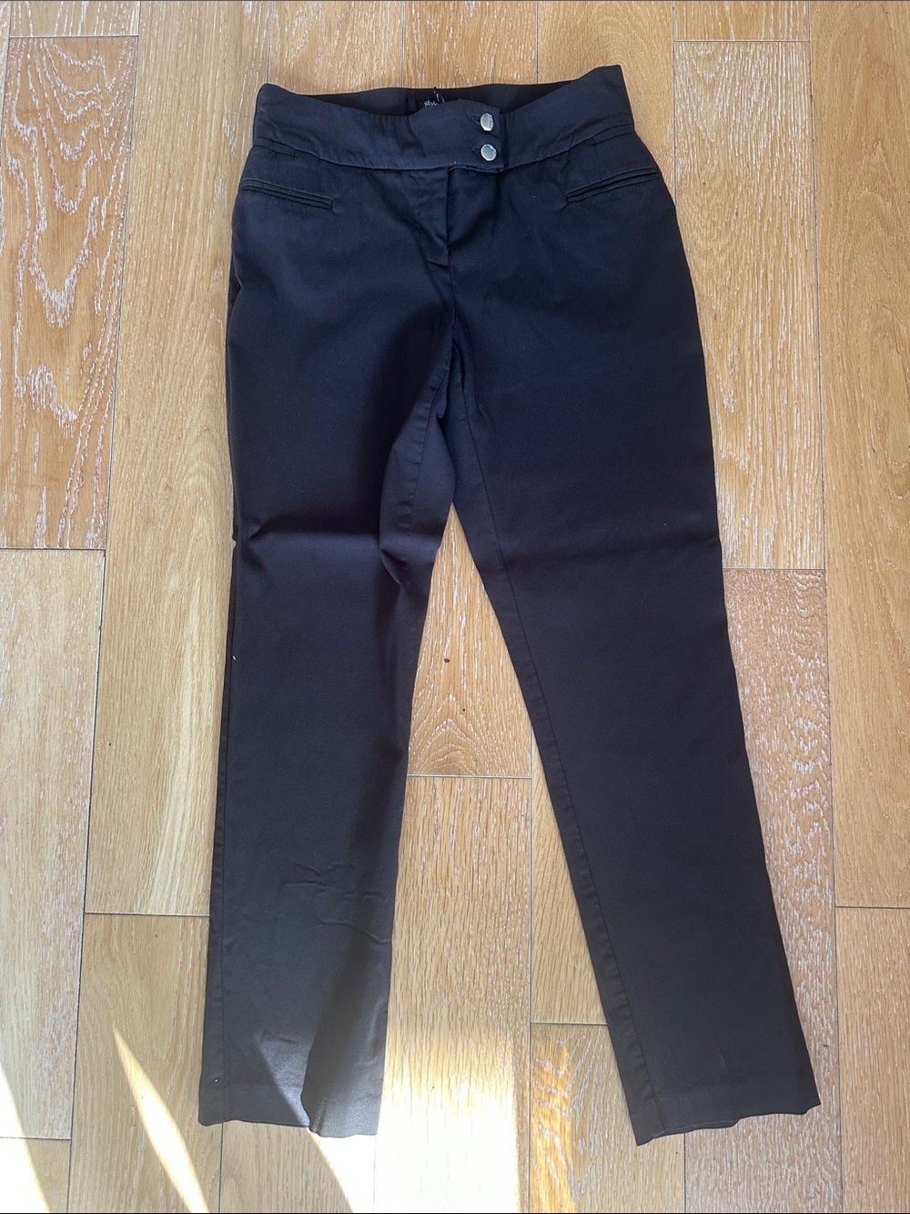 Style & Co. - Brown Straight-Leg Ponte Pants size 6R